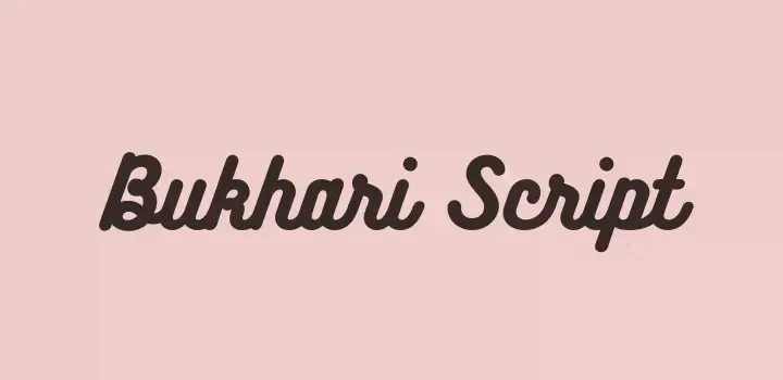 bukhari script top cursive fonts for microsoft word users on canva