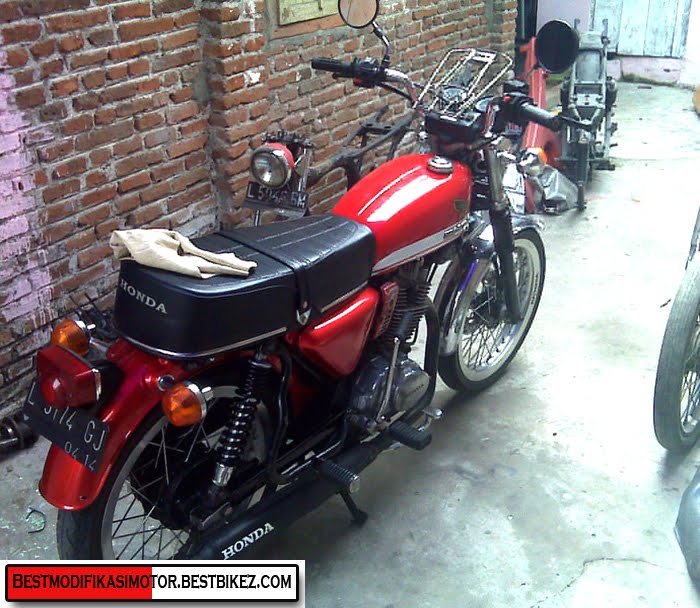 Modifikasi Honda CB 100 1976 Surabaya Gambar Modifikasi 