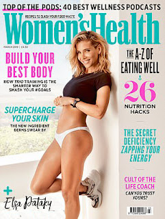 Elsa Pataky at Women’s Health UK Magazine, March 2019 Issue