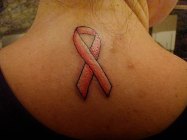 Breast cancer ribbon tattoos have become a very popular way to show your