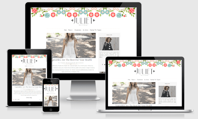 Juliet - Responsive Minimal Blogger Template