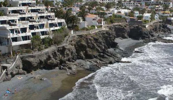 Playa Pirata, Gran Canaria, donde ha fallecido un hombre ahogado, 18 septiembre