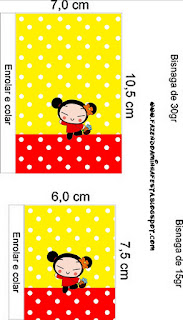 Pucca, Free Printable  Labels.