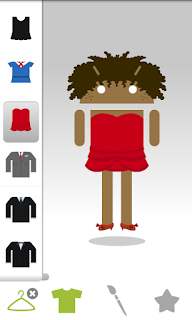 androidify - wardrobe selection