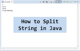 How to Split String based on delimiter in Java? Example Tutorial