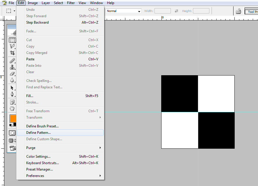 Making Simple Pattern step 3