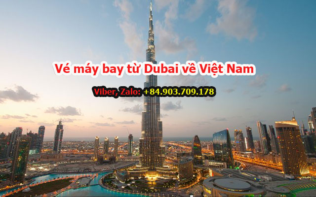 Vé máy bay từ Dubai về Việt Nam của Vietjet Air