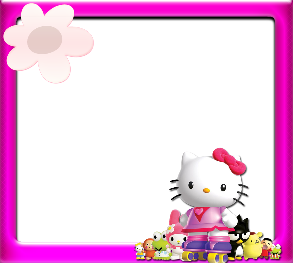 Clipart de Hello Kitty: Bordes, Imágenes y Fondos. 