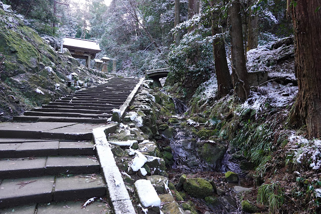 島根県安来市清水町 安来清水寺 参道