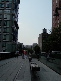 Promenade sur la High Line à New York
