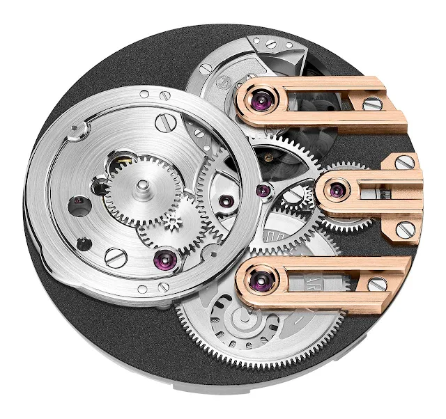 Armin Strom Gravity Equal Force in rose gold, the Calibre ASB19