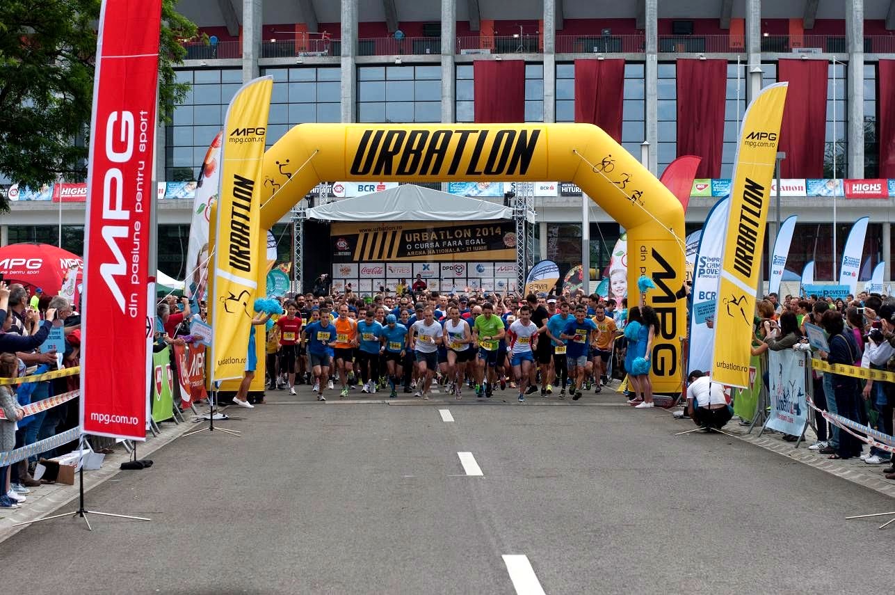 Invitaţie la URBATLON, 20 iunie 2015, Arena Nationala, Bucureşti. Alergare cu obstacole. Start