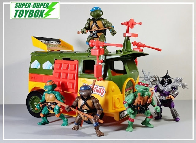 Playmates TMNT Figures & Turtle Party Wagon