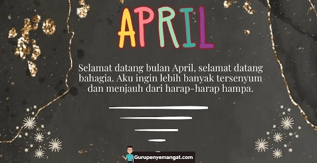 Gambar Ucapan Menyambut Bulan April