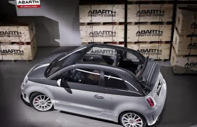 Fiat 500C Abarth Esseesse model year 2011 from the inside