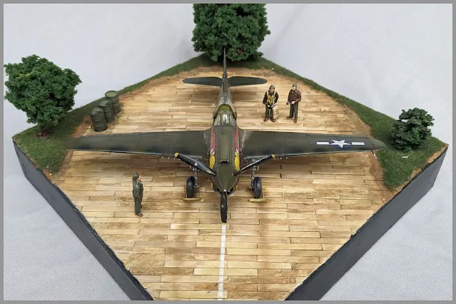 Diorama P-40N Warhawk