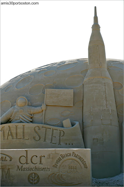 Escultura Principal del Festival Internacional de Esculturas de Arena de Revere Beach 2019