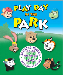 Free Play Day in the Park Easy Reader Coloring Book