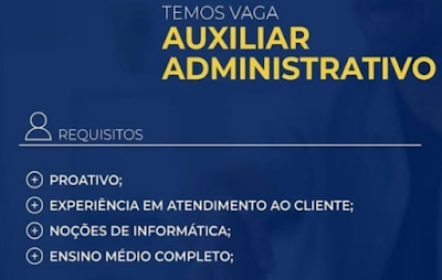 Vaga para Auxiliar Administrativo na Hoffmeister em Tramandaí