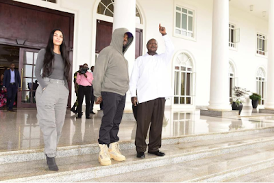 kim kardashian, kanye west, north west, uganda, Ugandan President Yoweri Museveni, africa, america, 