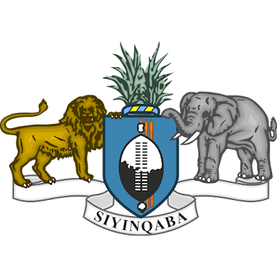 Coat of arms - Flags - Emblem - Logo Gambar Lambang, Simbol, Bendera Negara Eswatini