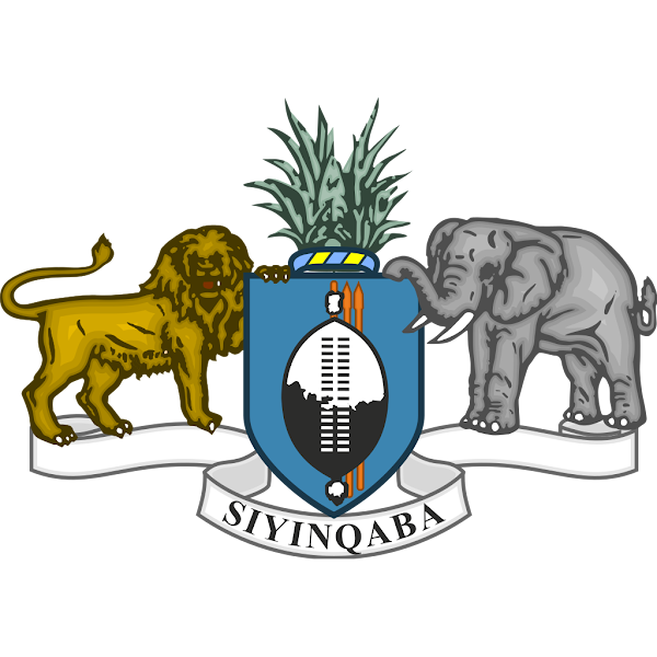 Logo Gambar Lambang Simbol Negara Eswatini PNG JPG ukuran 600 px