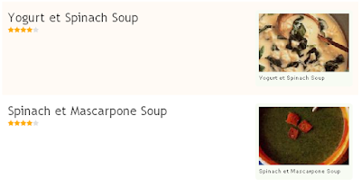 More soups with et instead of and