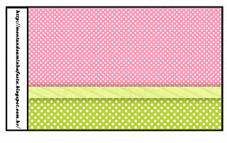 Green, Pink and Polka Dots: Free Printable Quinceañera Party Candy Bar Labels