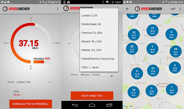 تطبيق speed checker apk