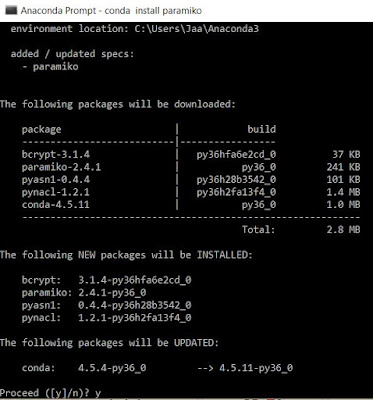 Python interpreter anaconda