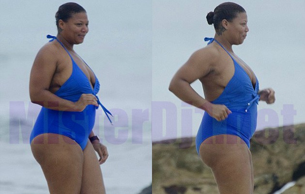 Las curvas voluptuosamente peligrosa de Queen Latifah