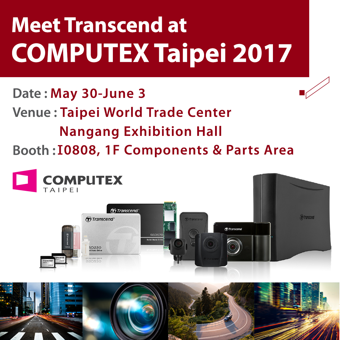 Transcend at COMPUTEX TAIPEI 2017