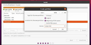 Create New Partition