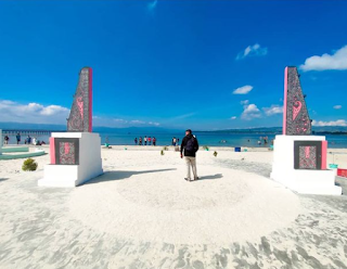 Wisata Idola Baru di Tobasa, Pantai Pasir Putih Parparean