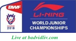 BWF World Junior Championship 2018 live streaming