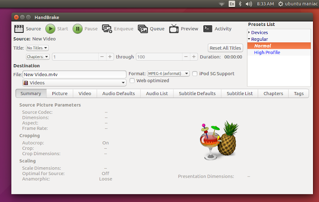 Instalando o Handbrake no ubuntu e derivados