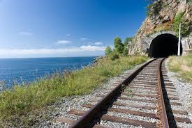 Railway Route from St. Petersburg to Siberia