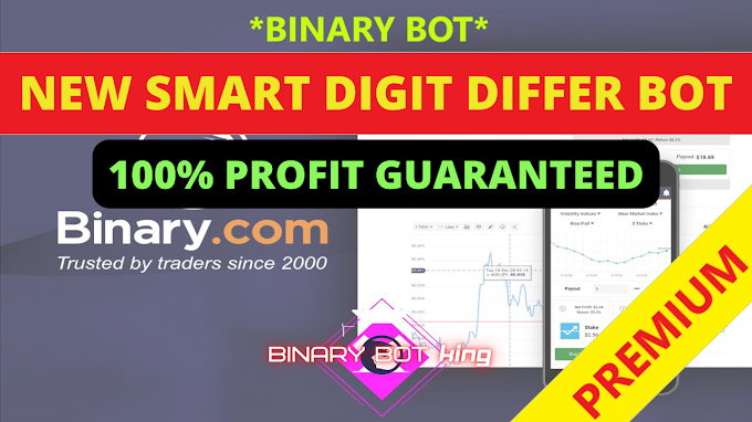 New Smart Digit Differ Bot | 100% profitable | Binary Bot King 