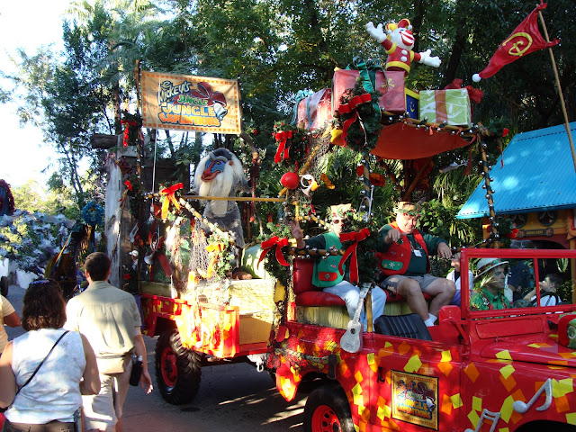 Rafiki Parade Float Mickey's Jingle Jangle Jungle Parade Disney's Animal Kingdom Walt Disney World