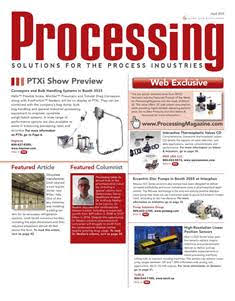 Processing. Solutions for the process industries - April 2010 | ISSN 2641-6581 | TRUE PDF | Mensile | Professionisti | Meccanica | Tecnologia | Industria | Progettazione
Processing serves professionals across the process industries.