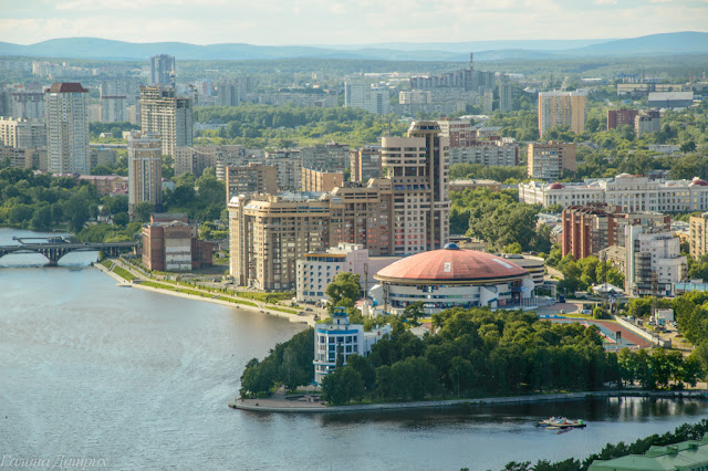 Вид с Высоцкого Екатеринбург фото