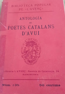 Portada Antologia de poetes catalans d'avui (L'Avenç)