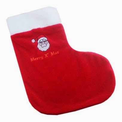 children's socks embroidered christmas motif