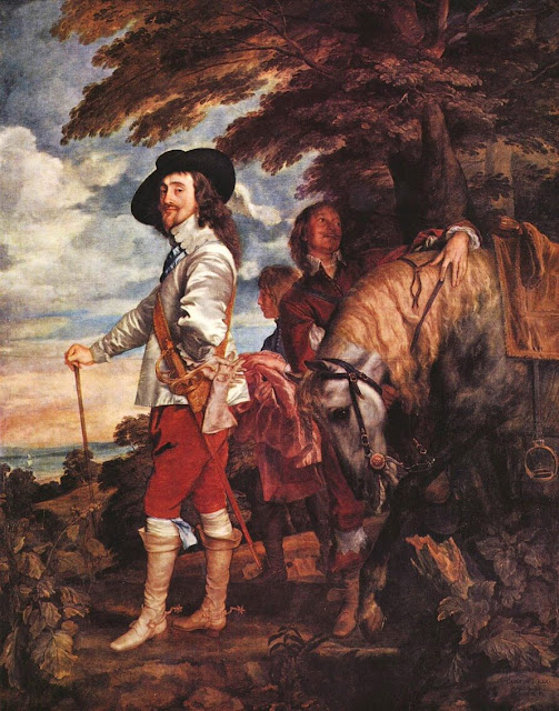 Anthony Van Dyck – Portrait of Charles I in Hunting Dress [Le Roi à la chasse, 1635-38]