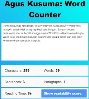 Cara Membuat Halaman Word Counter di Blog