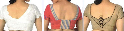 Latest Blouse Back Designs Collection 2010, Designer Wear Blouses