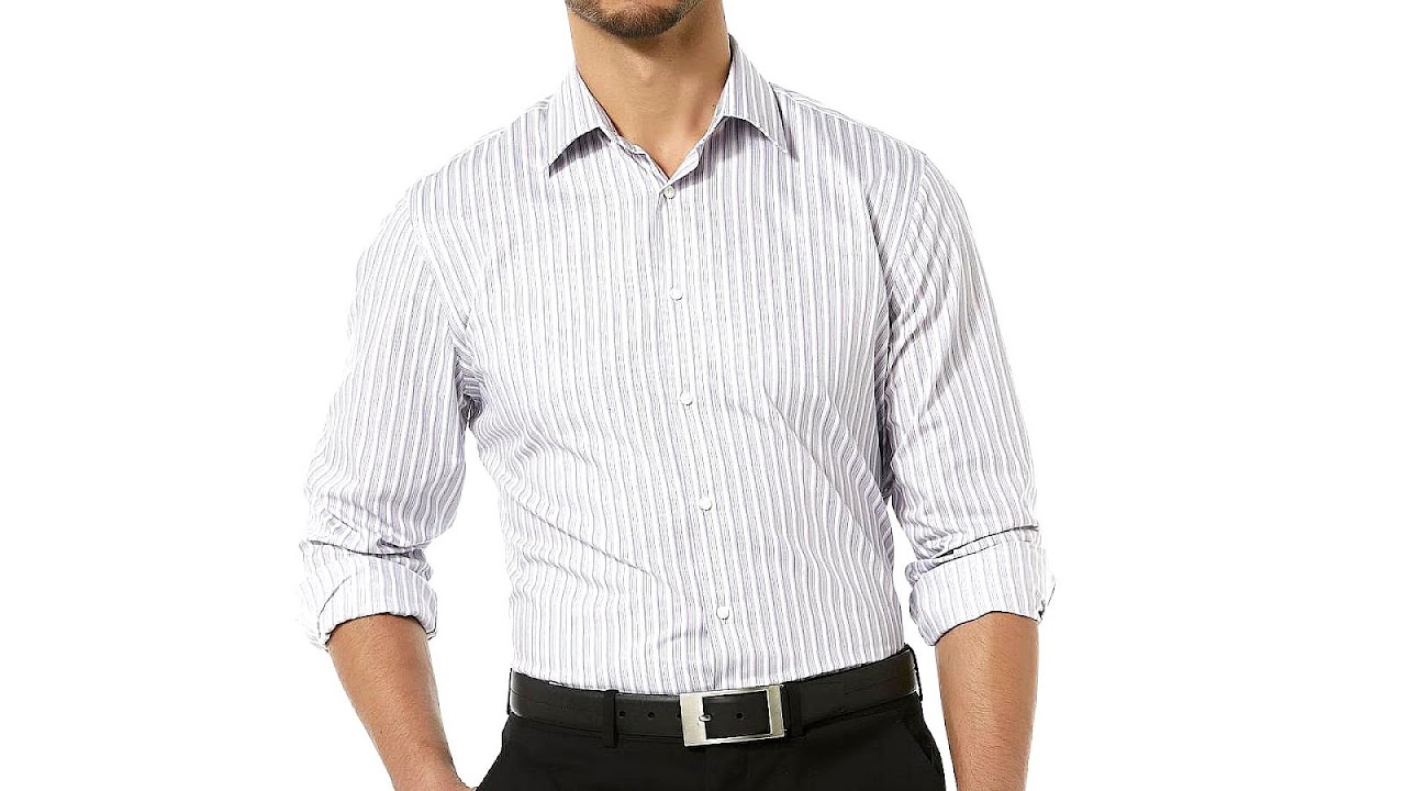 White Fitted Dress Shirt