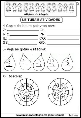 Leitura com a letra A