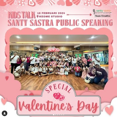 Spesial Valentine di Panggung KidsTalk Santy Sastra Public Speaking