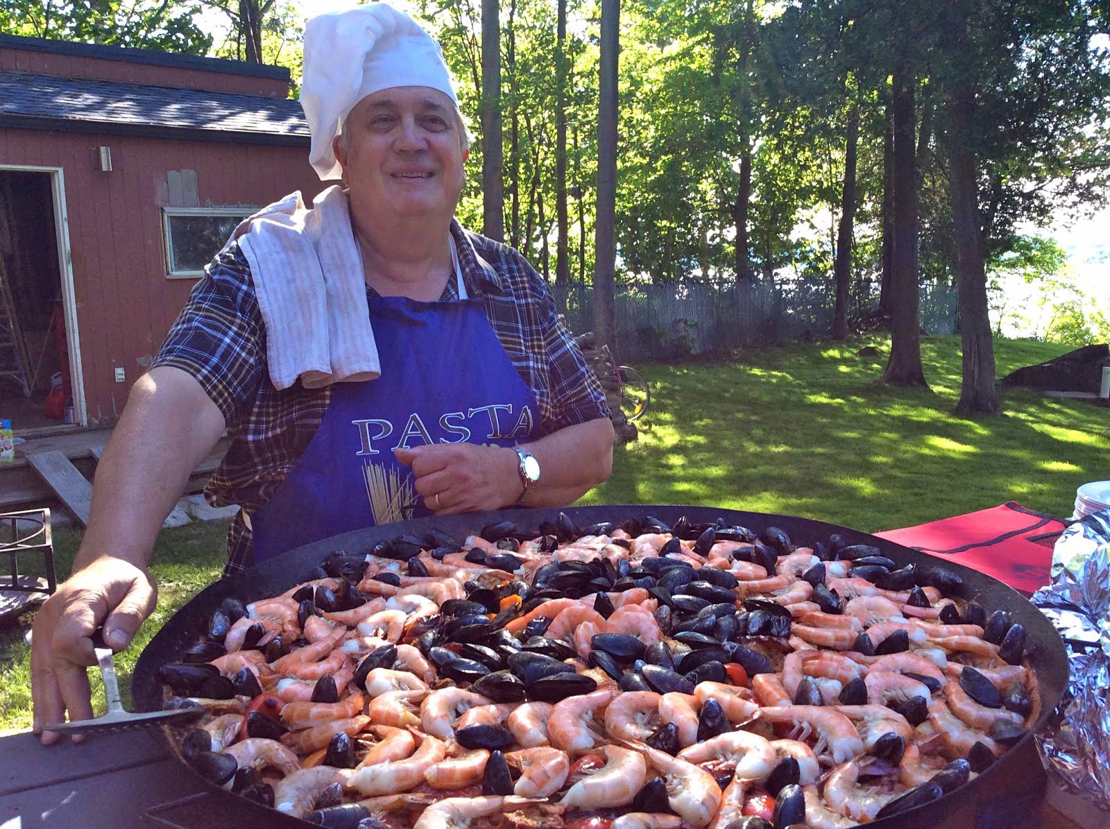 Une paëlla chez Mado et Gilles